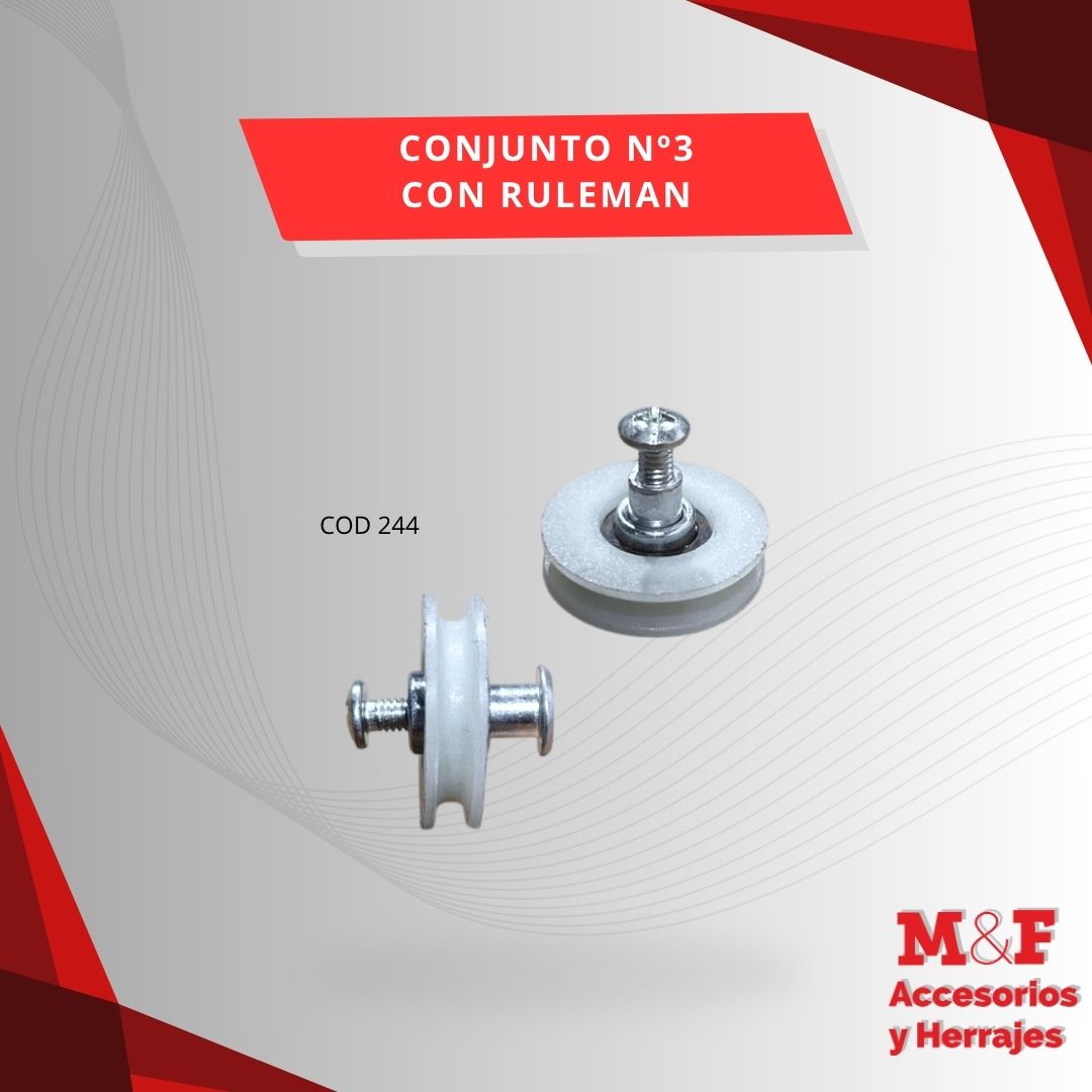 Conjunto N°3 Con Ruleman